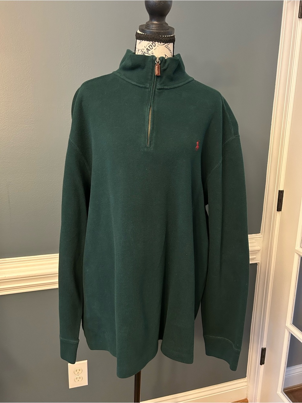 Polo by Ralph Lauren Dark Green Half-Zip Pullover